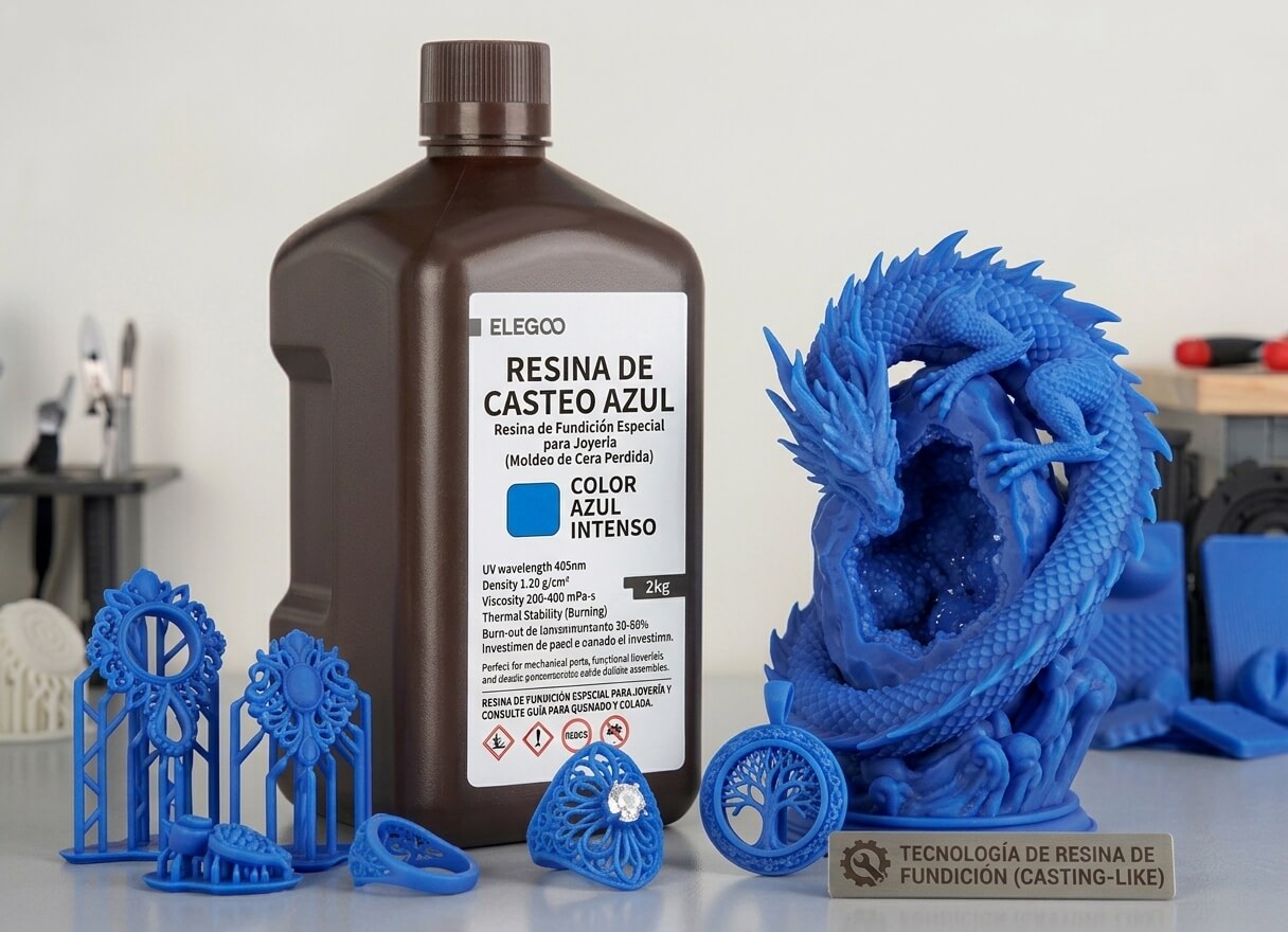 Resina de fundición para joyería